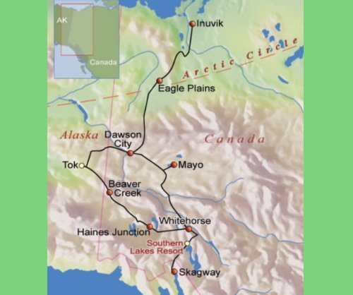 de ruige natuur van yukon & northwest territories (16 dagen) De ruige natuur van Yukon & Northwest Territories (16 dagen)