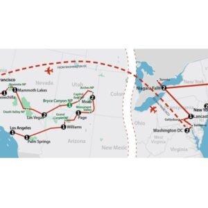 🇺🇸 VERENIGDE STATEN Best of the East & West (23 dagen)