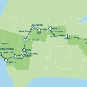 Chicago to the Golden Gate (17 dagen)