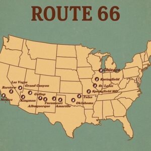 De Ultieme Route 66 in de sixties (22 dagen)