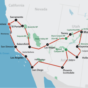 🇺🇸 VERENIGDE STATEN Panoramic Drive (24 dagen)