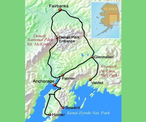 de hoogtepunten van alaska (16 dagen) De hoogtepunten van Alaska (16 dagen)