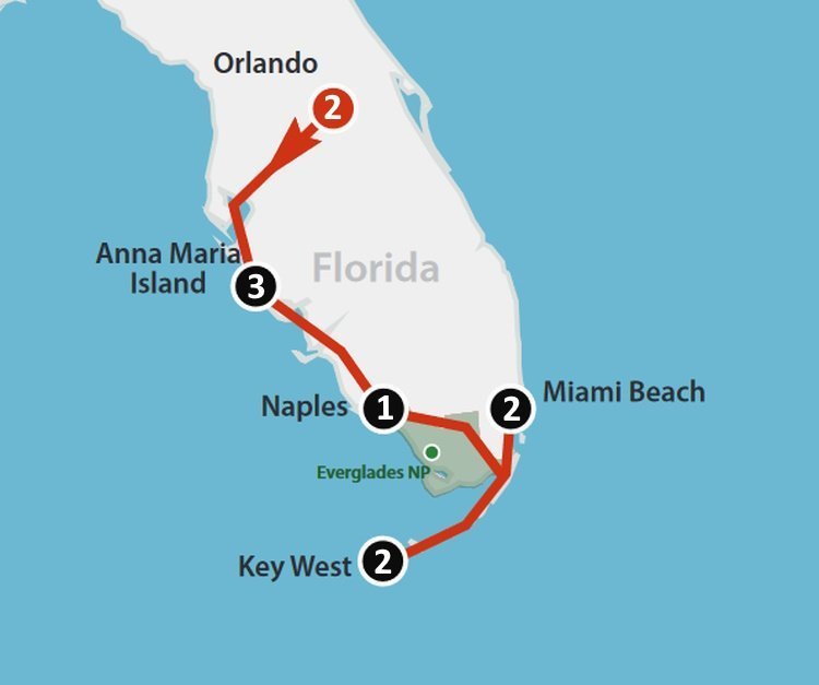 florida beaches (12 dagen) Florida Beaches (12 dagen)