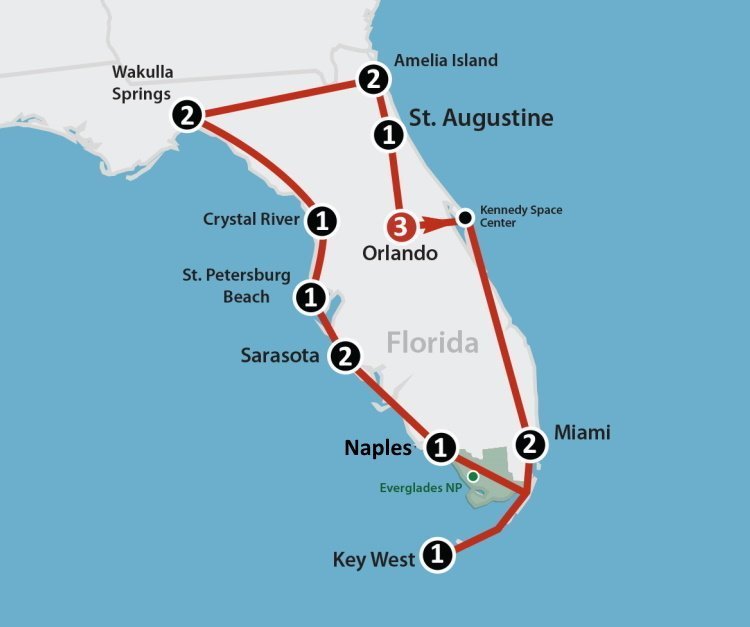 discover florida (18 dagen) Discover Florida (18 dagen)