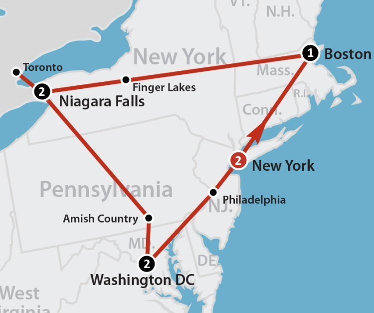 eastern triangle (9 dagen) Eastern Triangle (9 dagen)