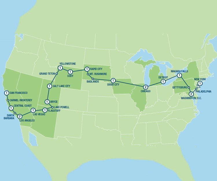 the great american crossing (23 dagen) The Great American Crossing (23 dagen)
